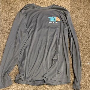 Gray Long Sleeve Tee